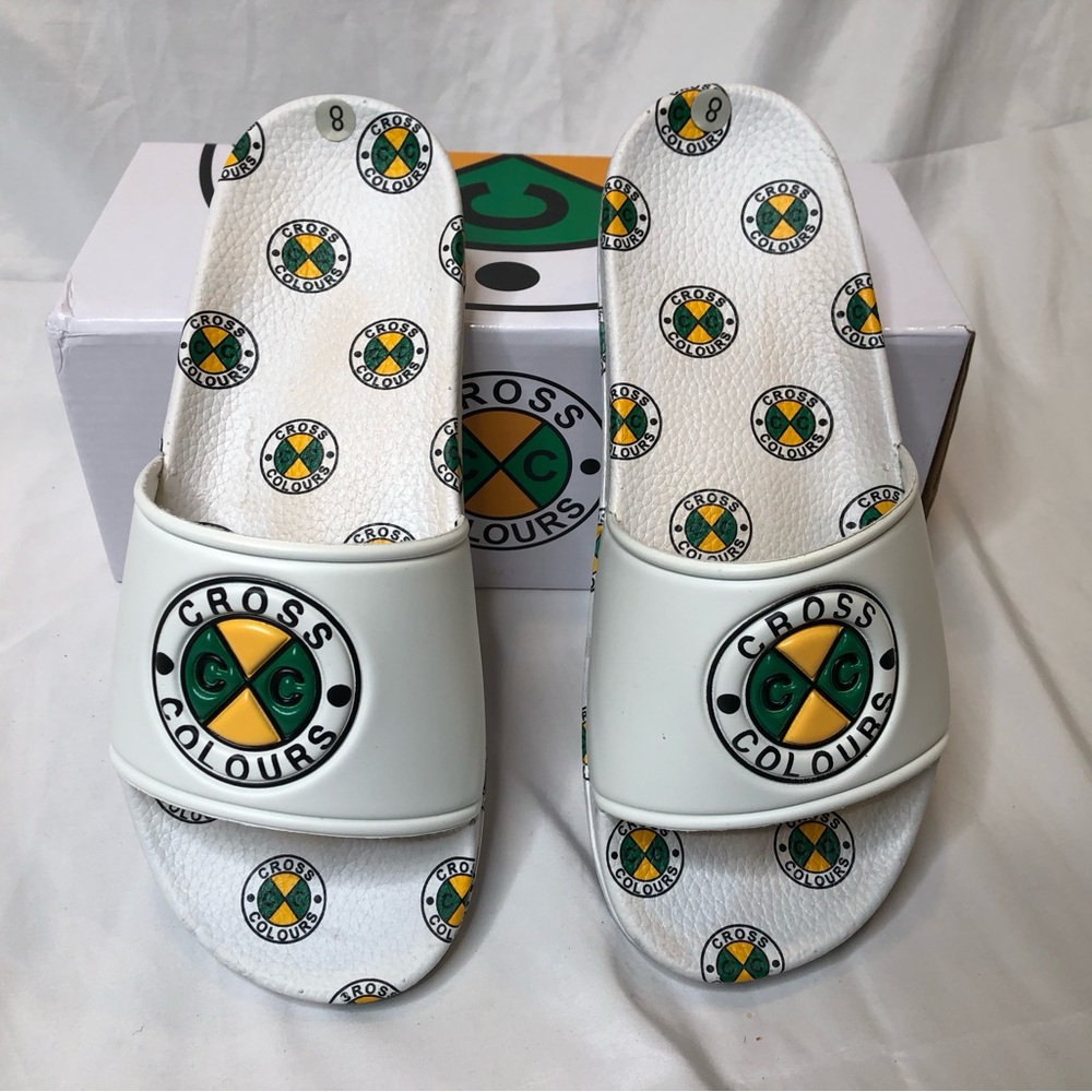 Cross Colours Women’s Slides— Size 8W - Picture 6 of 6